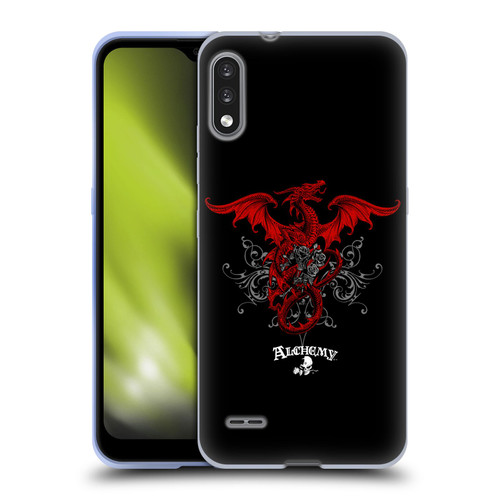 Alchemy Gothic Dragon Draco Rosa Soft Gel Case for LG K22