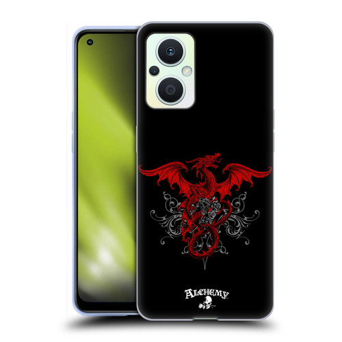 Alchemy Gothic Dragon Draco Rosa Soft Gel Case for OPPO Reno8 Lite
