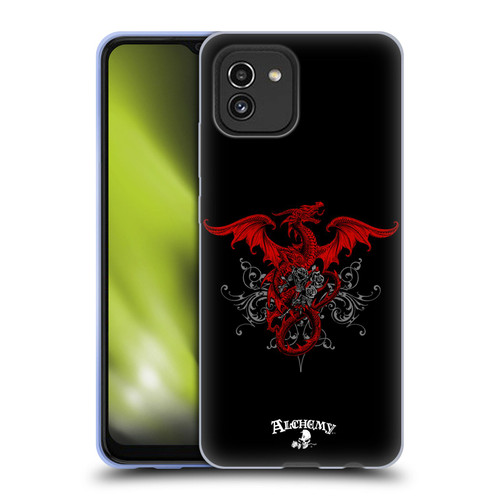 Alchemy Gothic Dragon Draco Rosa Soft Gel Case for Samsung Galaxy A03 (2021)