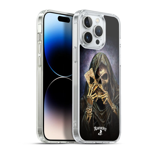 Alchemy Gothic Skull And Cards Reaper's Ace Soft Gel Case for Apple iPhone 13 Pro Max & MagSafe