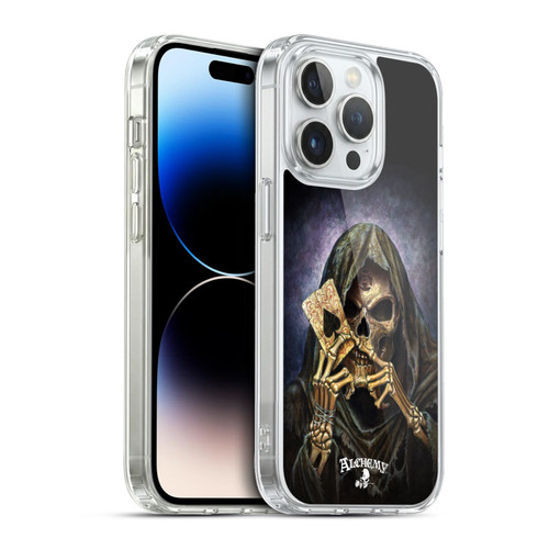 Alchemy Gothic Skull And Cards Reaper's Ace Soft Gel Case for Apple iPhone 13 Pro & MagSafe