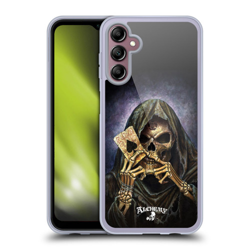 Alchemy Gothic Skull And Cards Reaper's Ace Soft Gel Case for Samsung Galaxy A14 5G