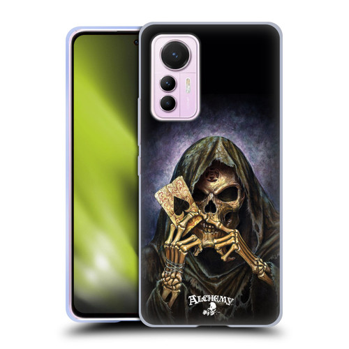 Alchemy Gothic Skull And Cards Reaper's Ace Soft Gel Case for Xiaomi 12 Lite