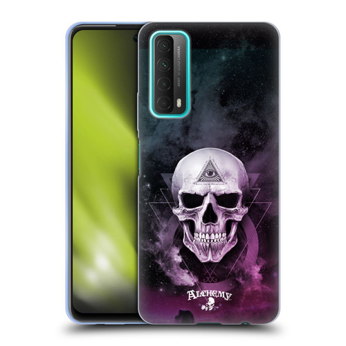 Alchemy Gothic Skull The Void Geometric Soft Gel Case for Huawei P Smart (2021)