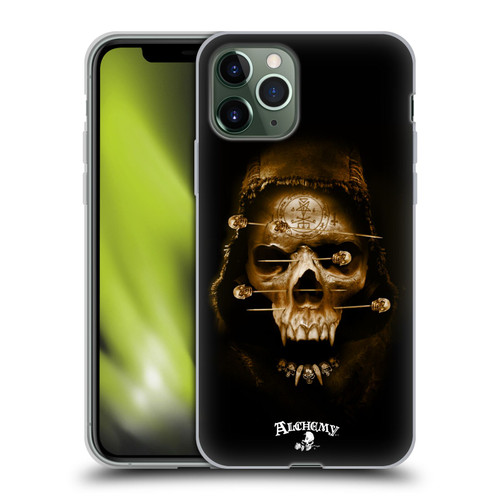 Alchemy Gothic Skull Death Fetish Soft Gel Case for Apple iPhone 11 Pro