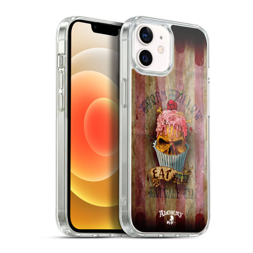 Alchemy Gothic Skull Eat Me Cupcake Soft Gel Case for Apple iPhone 12 / iPhone 12 Pro & MagSafe