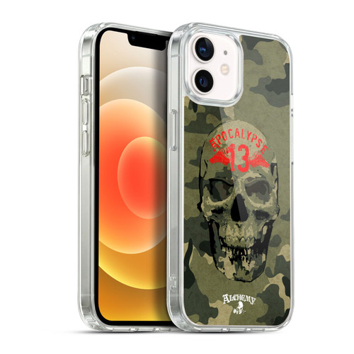 Alchemy Gothic Skull Camo Skull Soft Gel Case for Apple iPhone 12 / iPhone 12 Pro & MagSafe