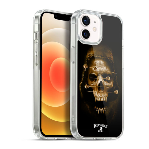 Alchemy Gothic Skull Death Fetish Soft Gel Case for Apple iPhone 12 / iPhone 12 Pro & MagSafe