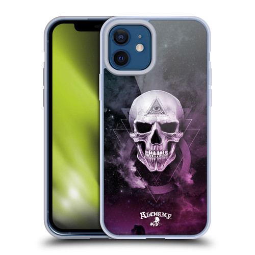 Alchemy Gothic Skull The Void Geometric Soft Gel Case for Apple iPhone 12 / iPhone 12 Pro