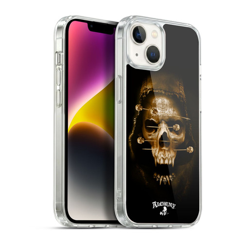 Alchemy Gothic Skull Death Fetish Soft Gel Case for Apple iPhone 14 Plus