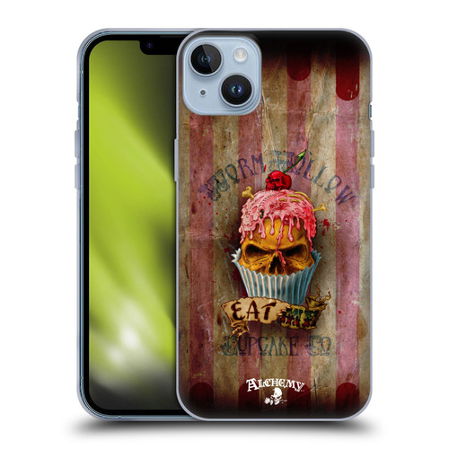 Alchemy Gothic Skull Eat Me Cupcake Soft Gel Case for Apple iPhone 14 Plus
