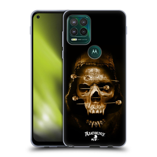 Alchemy Gothic Skull Death Fetish Soft Gel Case for Motorola Moto G Stylus 5G 2021