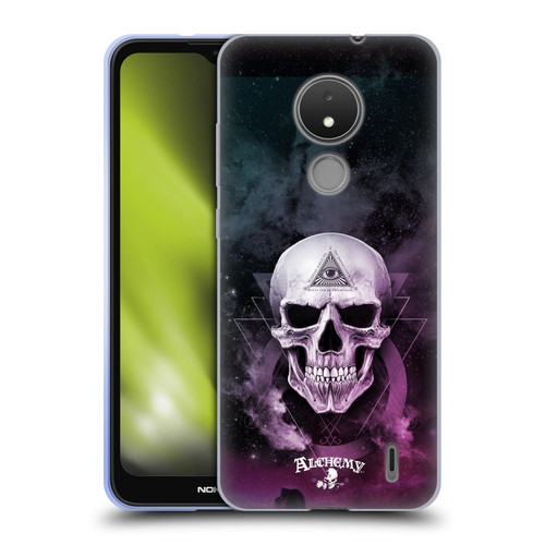Alchemy Gothic Skull The Void Geometric Soft Gel Case for Nokia C21