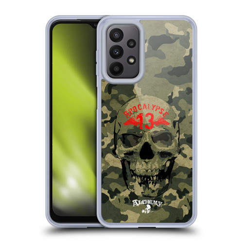 Alchemy Gothic Skull Camo Skull Soft Gel Case for Samsung Galaxy A23 / 5G (2022)