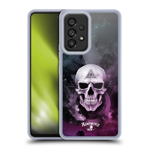 Alchemy Gothic Skull The Void Geometric Soft Gel Case for Samsung Galaxy A53 5G (2022)