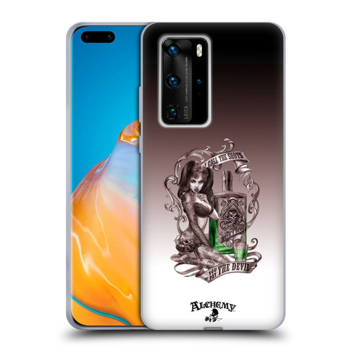 Alchemy Gothic Woman Devil's Green Dew Soft Gel Case for Huawei P40 Pro / P40 Pro Plus 5G