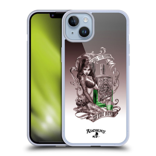 Alchemy Gothic Woman Devil's Green Dew Soft Gel Case for Apple iPhone 14 Plus