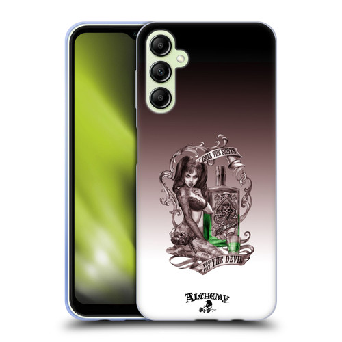 Alchemy Gothic Woman Devil's Green Dew Soft Gel Case for Samsung Galaxy A14 5G