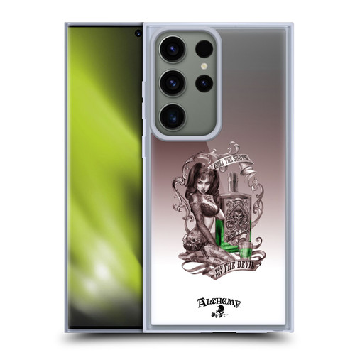 Alchemy Gothic Woman Devil's Green Dew Soft Gel Case for Samsung Galaxy S23 Ultra 5G