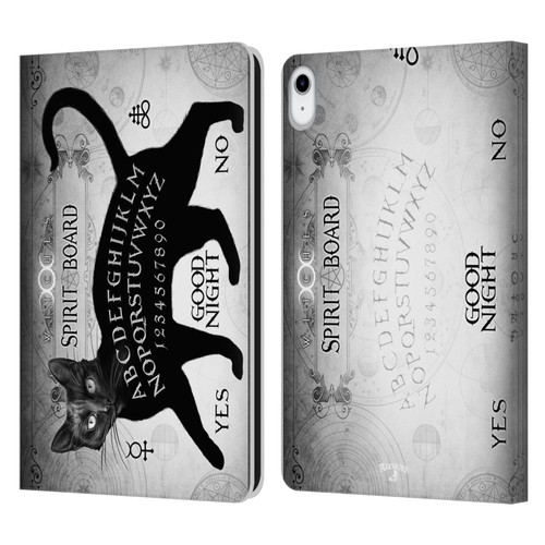 Alchemy Gothic Cats Black Cat Spirit Board Leather Book Wallet Case Cover For Apple iPad 10.9 (2022)