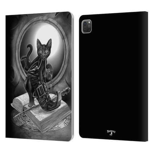 Alchemy Gothic Cats Midnight Mischief Leather Book Wallet Case Cover For Apple iPad Pro 11 2020 / 2021 / 2022
