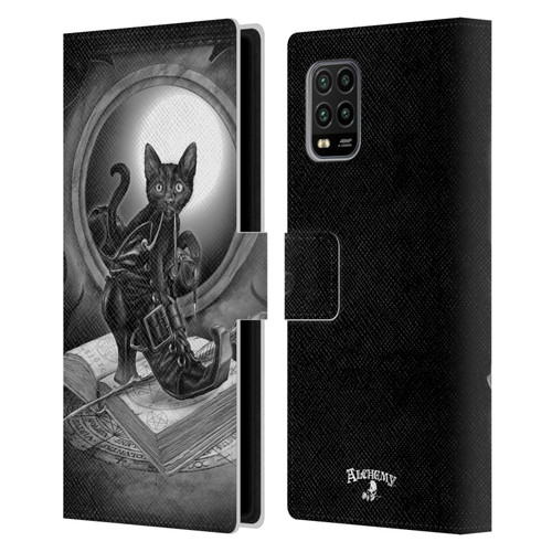 Alchemy Gothic Cats Midnight Mischief Leather Book Wallet Case Cover For Xiaomi Mi 10 Lite 5G