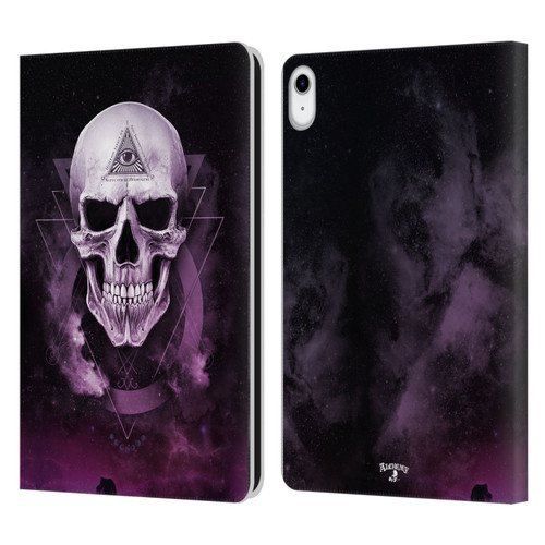 Alchemy Gothic Skull The Void Geometric Leather Book Wallet Case Cover For Apple iPad 10.9 (2022)