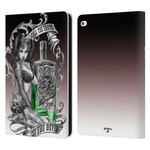 Alchemy Gothic Woman Devil's Green Dew Leather Book Wallet Case Cover For Apple iPad Air 2 (2014)