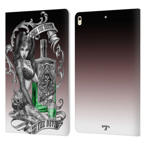 Alchemy Gothic Woman Devil's Green Dew Leather Book Wallet Case Cover For Apple iPad Pro 10.5 (2017)