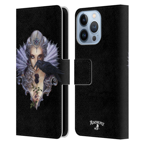 Alchemy Gothic Woman Ravenous Leather Book Wallet Case Cover For Apple iPhone 13 Pro