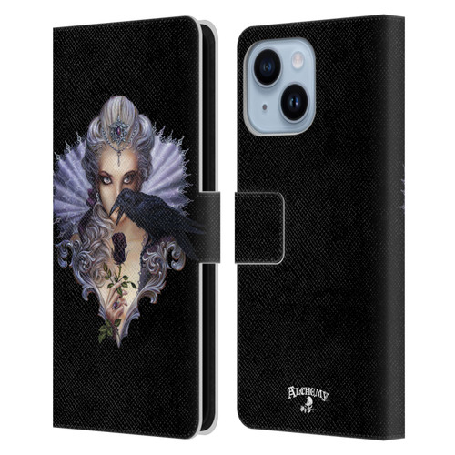 Alchemy Gothic Woman Ravenous Leather Book Wallet Case Cover For Apple iPhone 14 Plus