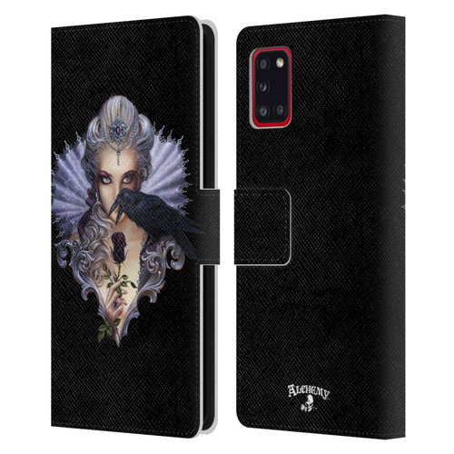 Alchemy Gothic Woman Ravenous Leather Book Wallet Case Cover For Samsung Galaxy A31 (2020)