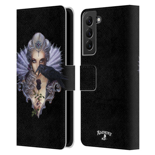 Alchemy Gothic Woman Ravenous Leather Book Wallet Case Cover For Samsung Galaxy S22+ 5G