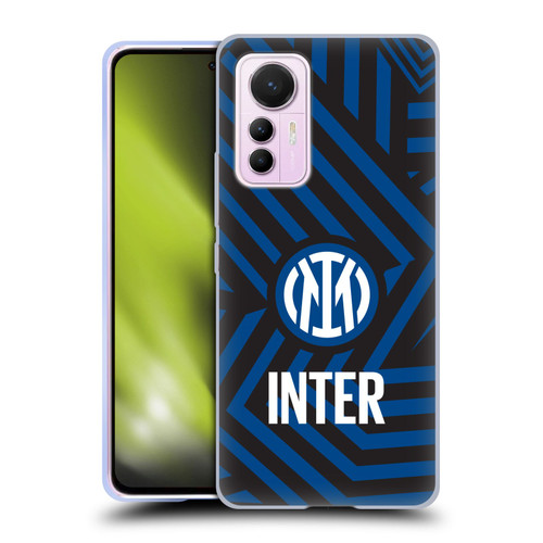Fc Internazionale Milano Patterns Abstract 1 Soft Gel Case for Xiaomi 12 Lite