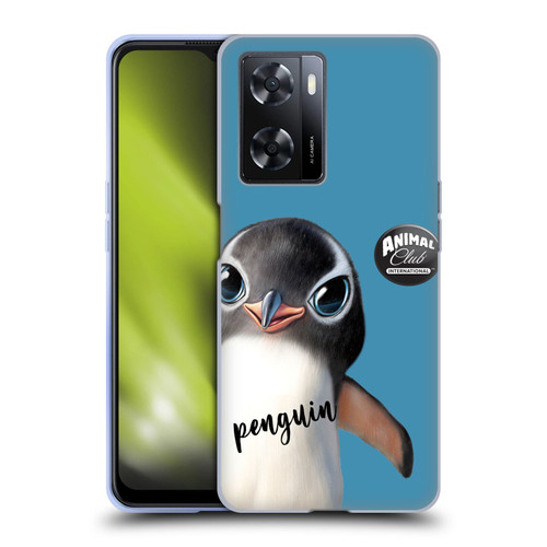 Animal Club International Faces Penguin Soft Gel Case for OPPO A57s