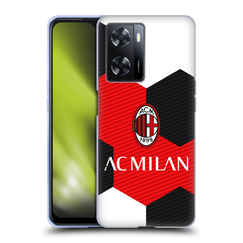AC Milan Crest Ball Soft Gel Case for OPPO A57s