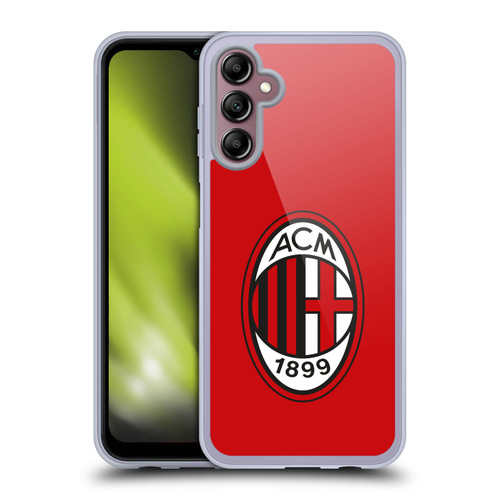 AC Milan Crest Full Colour Red Soft Gel Case for Samsung Galaxy A14 5G