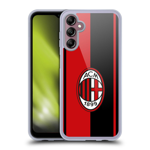 AC Milan Crest Red And Black Soft Gel Case for Samsung Galaxy A14 5G
