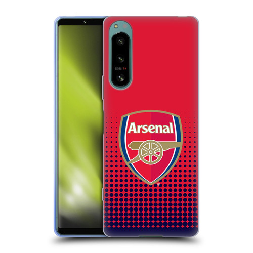 Arsenal FC Crest 2 Fade Soft Gel Case for Sony Xperia 5 IV