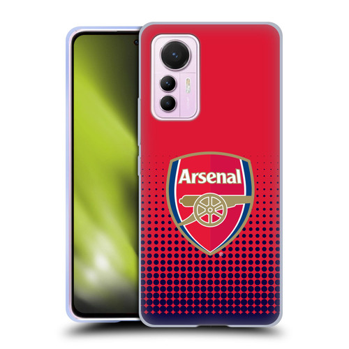 Arsenal FC Crest 2 Fade Soft Gel Case for Xiaomi 12 Lite