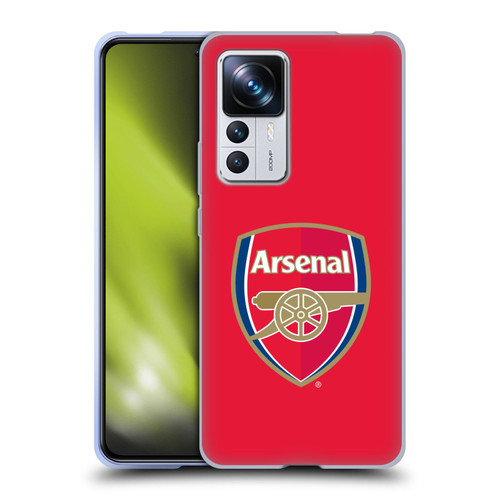 Arsenal FC Crest 2 Full Colour Red Soft Gel Case for Xiaomi 12T Pro