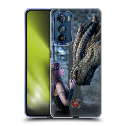 Anne Stokes Dragon Friendship Once Upon A Time Soft Gel Case for Motorola Edge 30