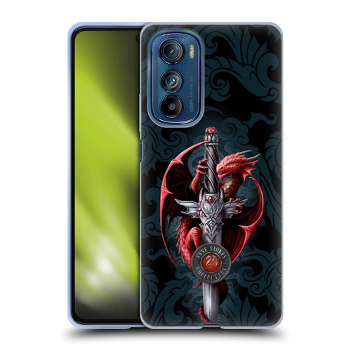 Anne Stokes Dragons Dagger Soft Gel Case for Motorola Edge 30