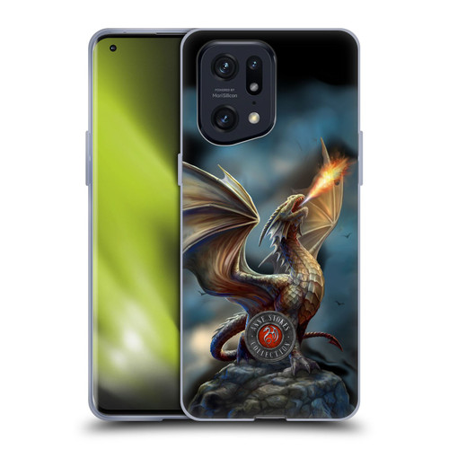 Anne Stokes Dragons Noble Soft Gel Case for OPPO Find X5 Pro