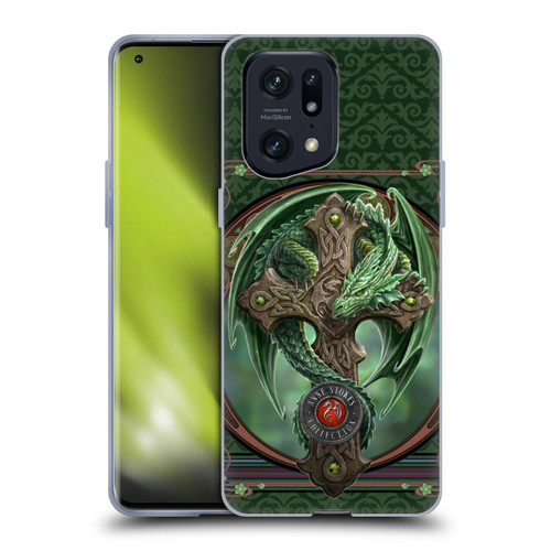 Anne Stokes Dragons Woodland Guardian Soft Gel Case for OPPO Find X5 Pro
