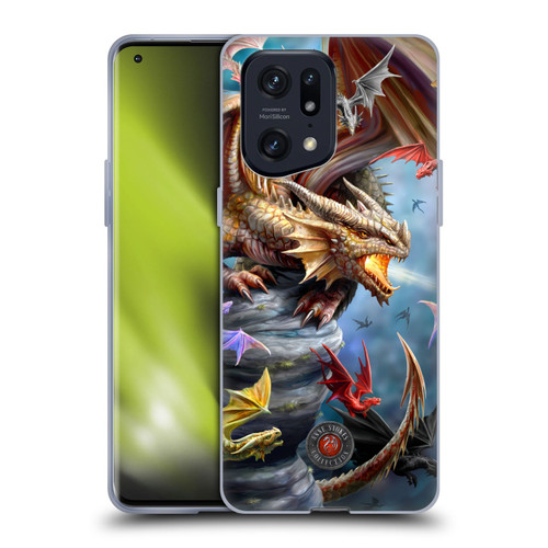 Anne Stokes Dragons 4 Clan Soft Gel Case for OPPO Find X5 Pro