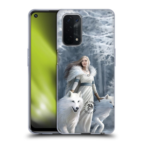 Anne Stokes Wolves Winter Guardians Soft Gel Case for OPPO A54 5G