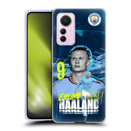 Manchester City Man City FC 2022/23 First Team Erling Haaland Soft Gel Case for Xiaomi 12 Lite
