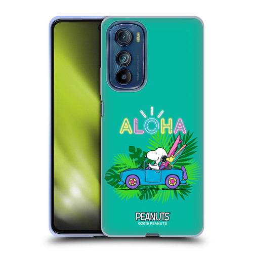 Peanuts Snoopy Aloha Disco Tropical Surf Soft Gel Case for Motorola Edge 30