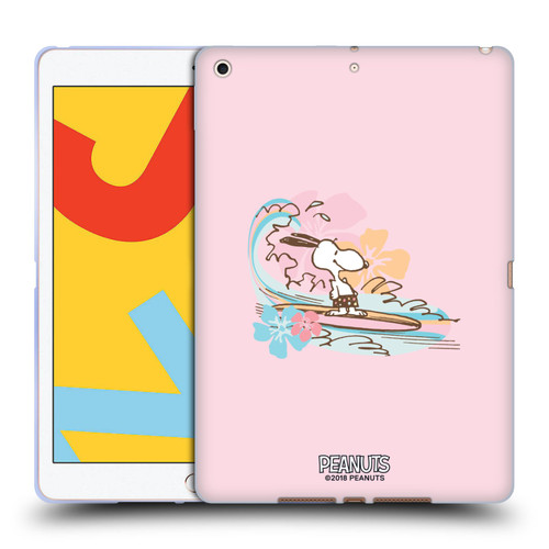 Peanuts Beach Snoopy Surf Soft Gel Case for Apple iPad 10.2 2019/2020/2021